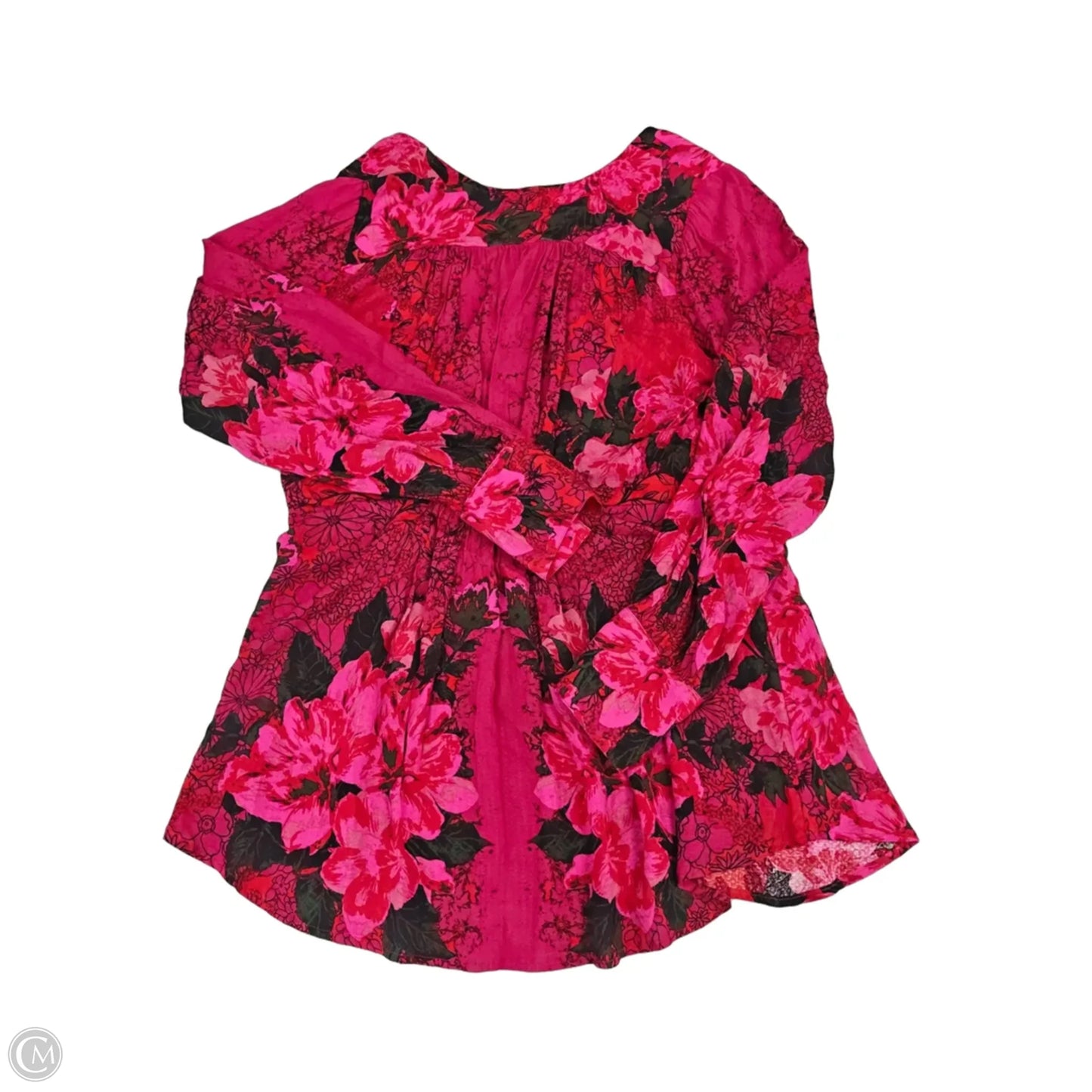 Blouse Long Sleeve By Free People In Red, Size: Xl