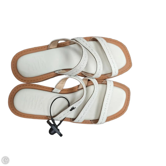 Sandals Designer By Frye In Cream, Size: 7