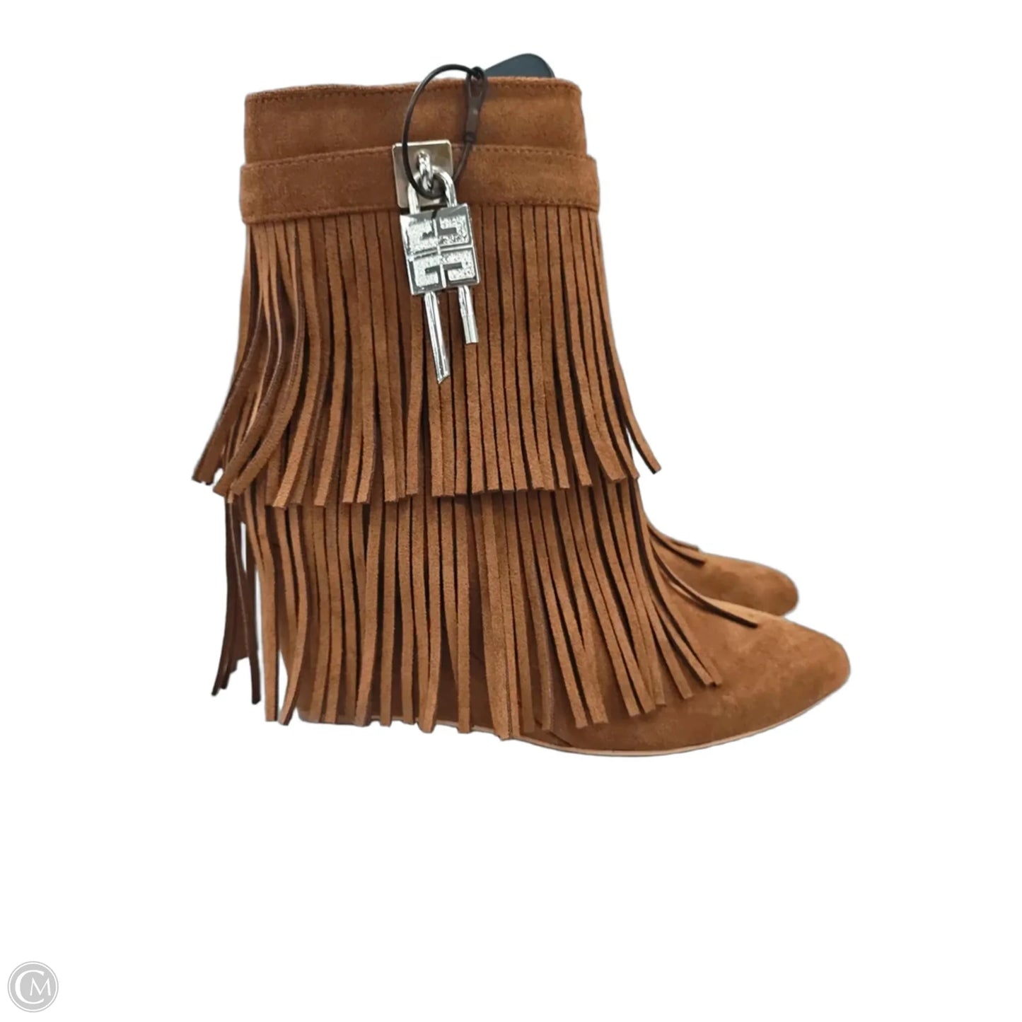 Boots Ankle Heels By Wild Diva In Brown, Size: 8
