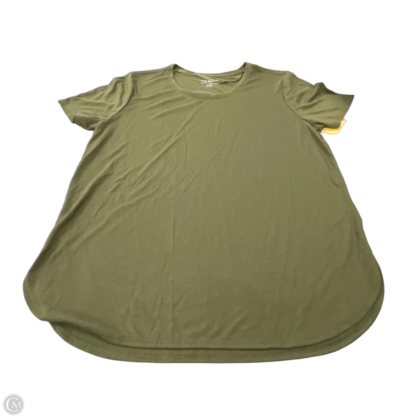 Top Short Sleeve Basic By Joe Fresh In Green, Size: L
