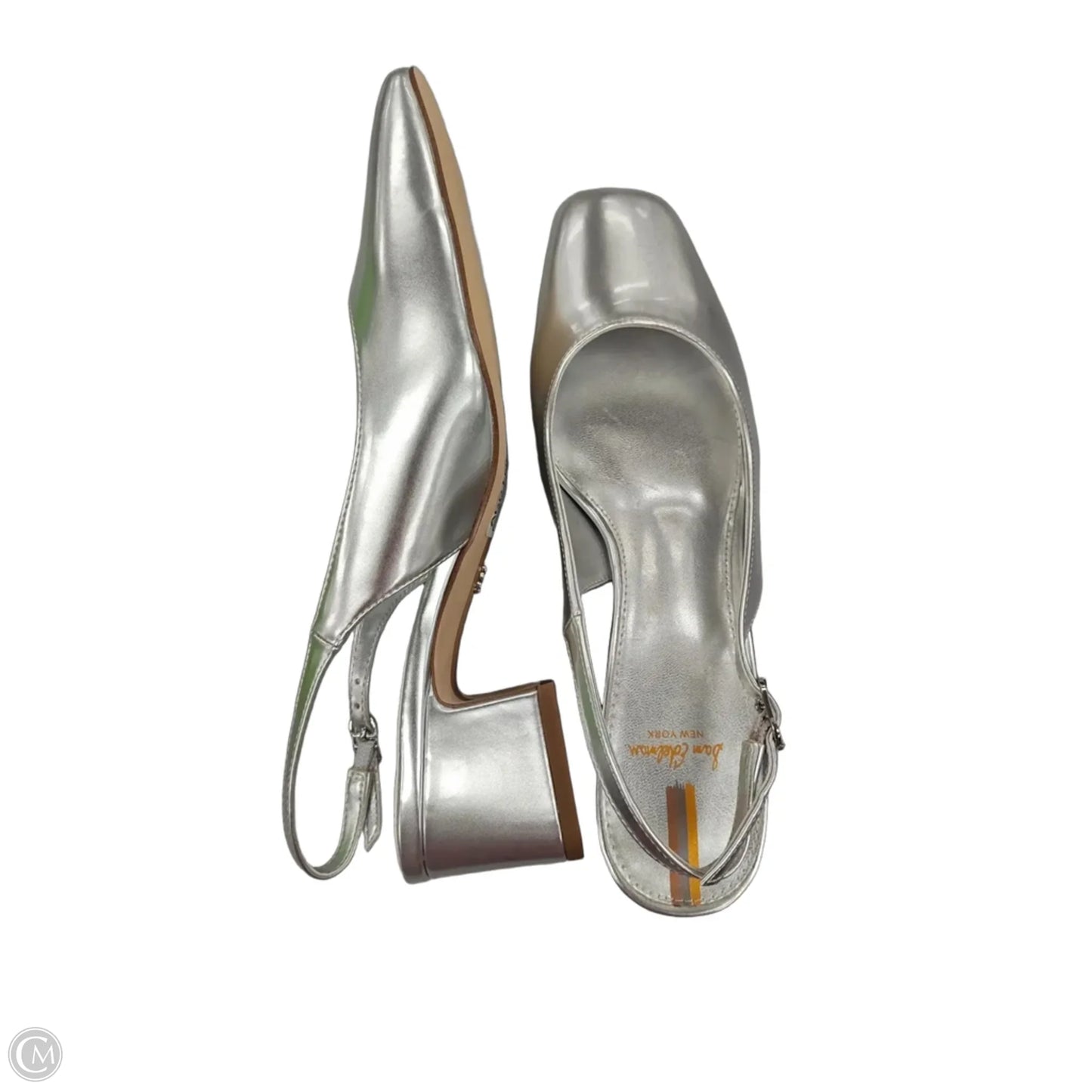 Shoes Heels Block By Sam Edelman In Silver, Size: 8