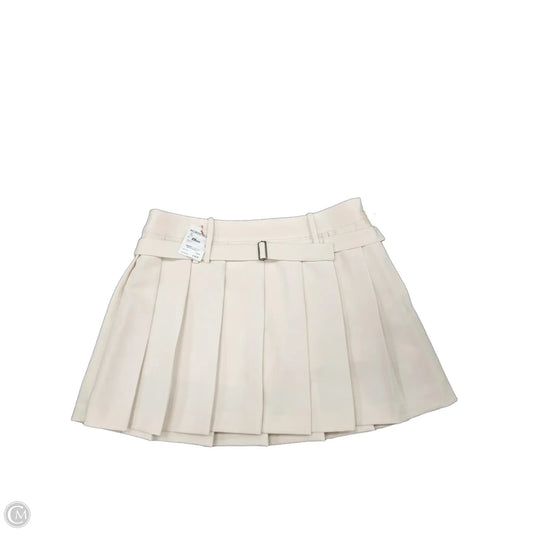 Skirt Mini & Short By Open Edit In Cream, Size: 10