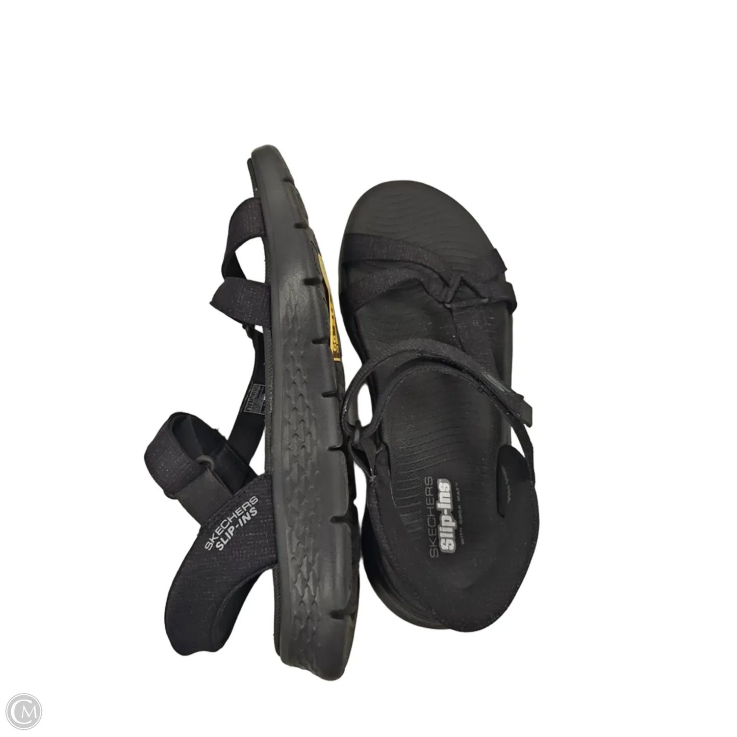 Sandals Flats By Skechers In Black, Size: 8
