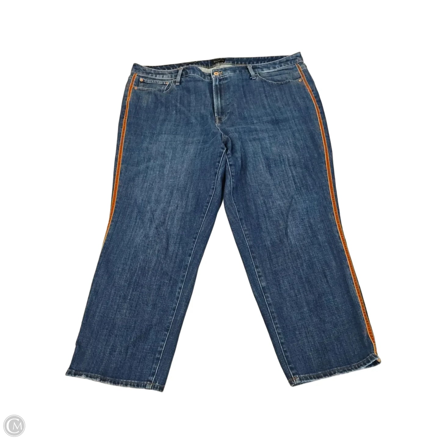 Jeans Straight By Talbots In Blue Denim, Size: 22w