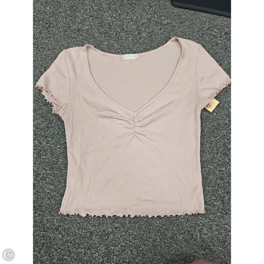 Top Short Sleeve By Altard State In Pink, Size: M