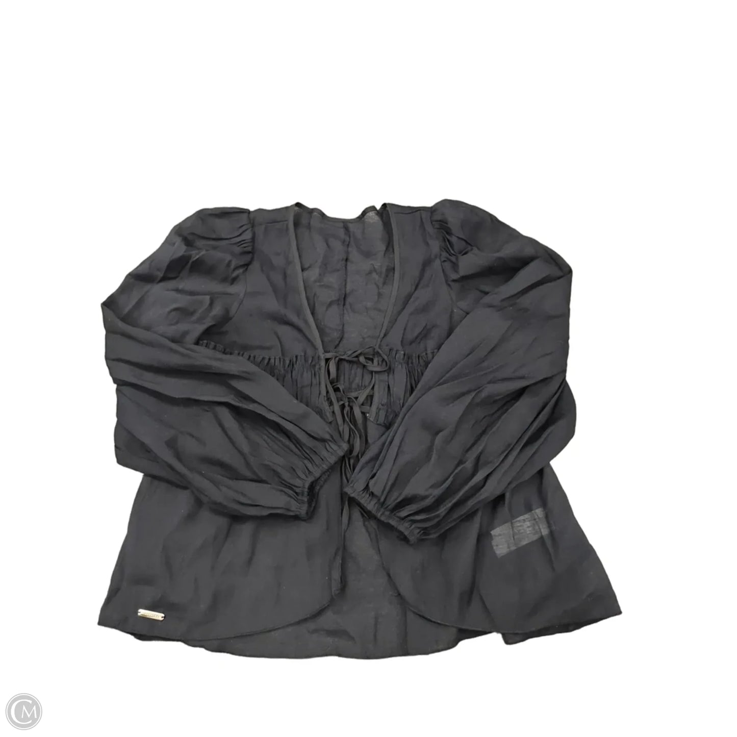 Top Long Sleeve By Missguided In Black, Size: M