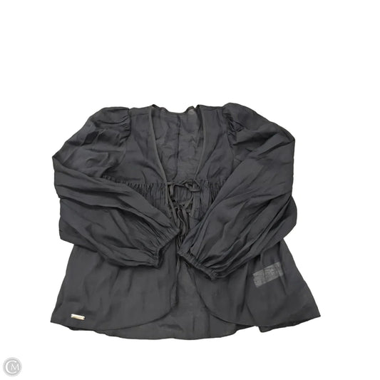 Top Long Sleeve By Missguided In Black, Size: M